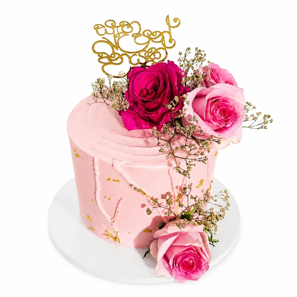 Blush Rose Gold Cake