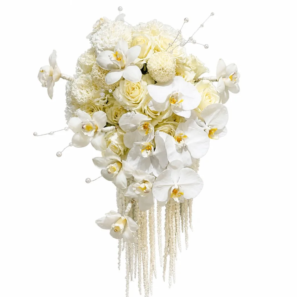 Orchid Pearl Cascade Bridal