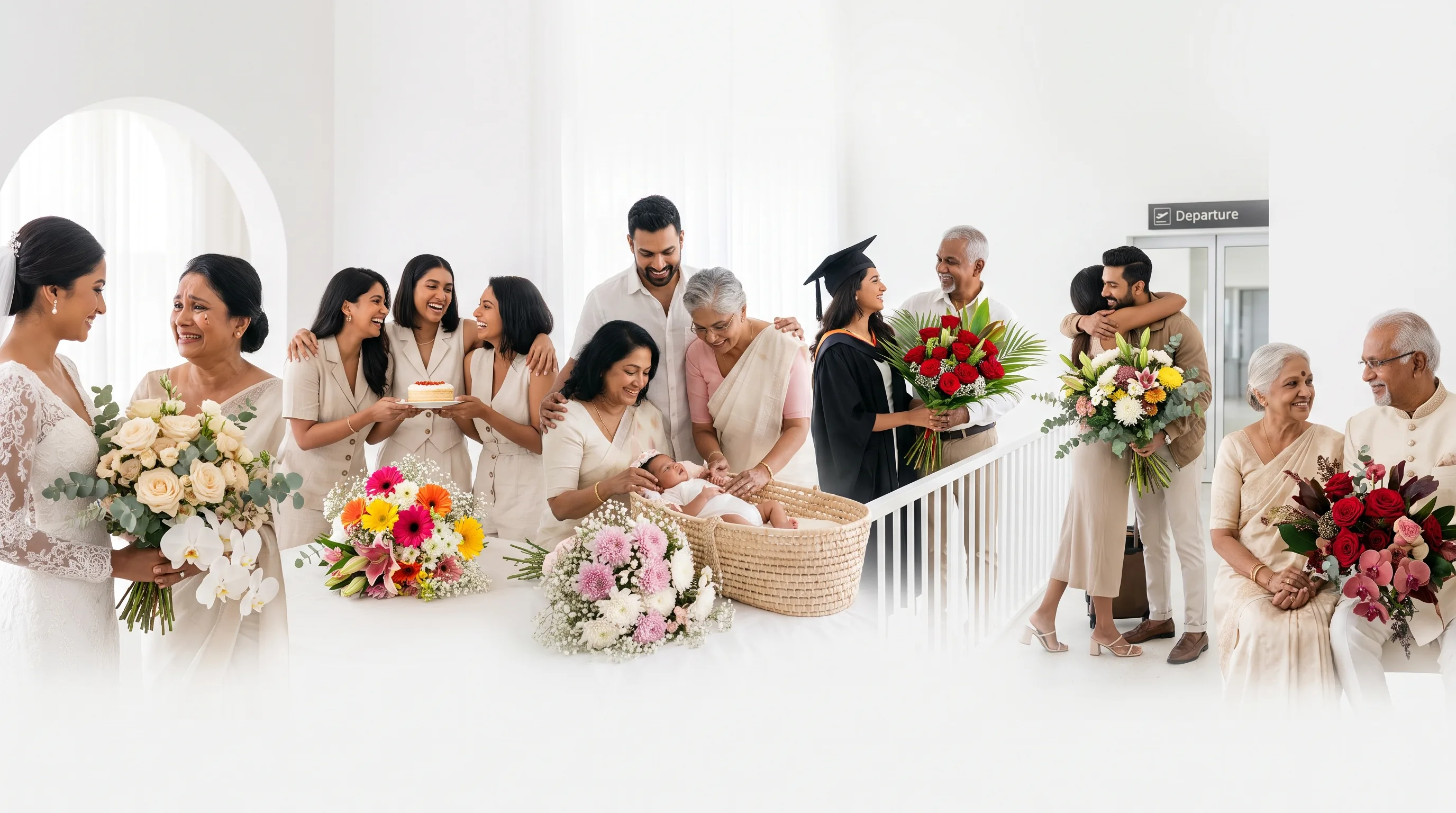 Celebrating life's moments with fresh flowers